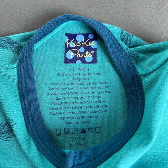 Kickee Pants Bamboo baby footie size 0-3 months - Picture 2 of 12